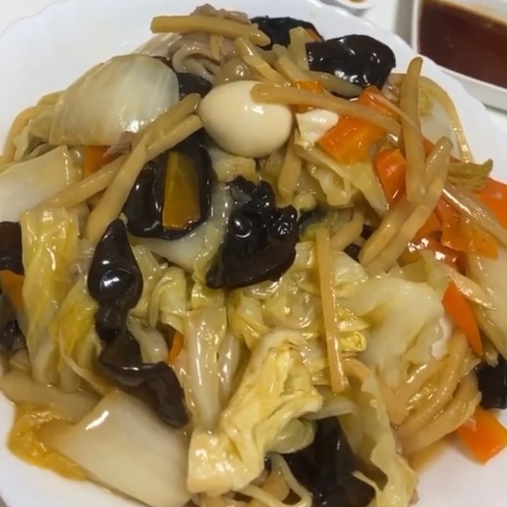 おうちでお店の味!あんかけ焼きそば